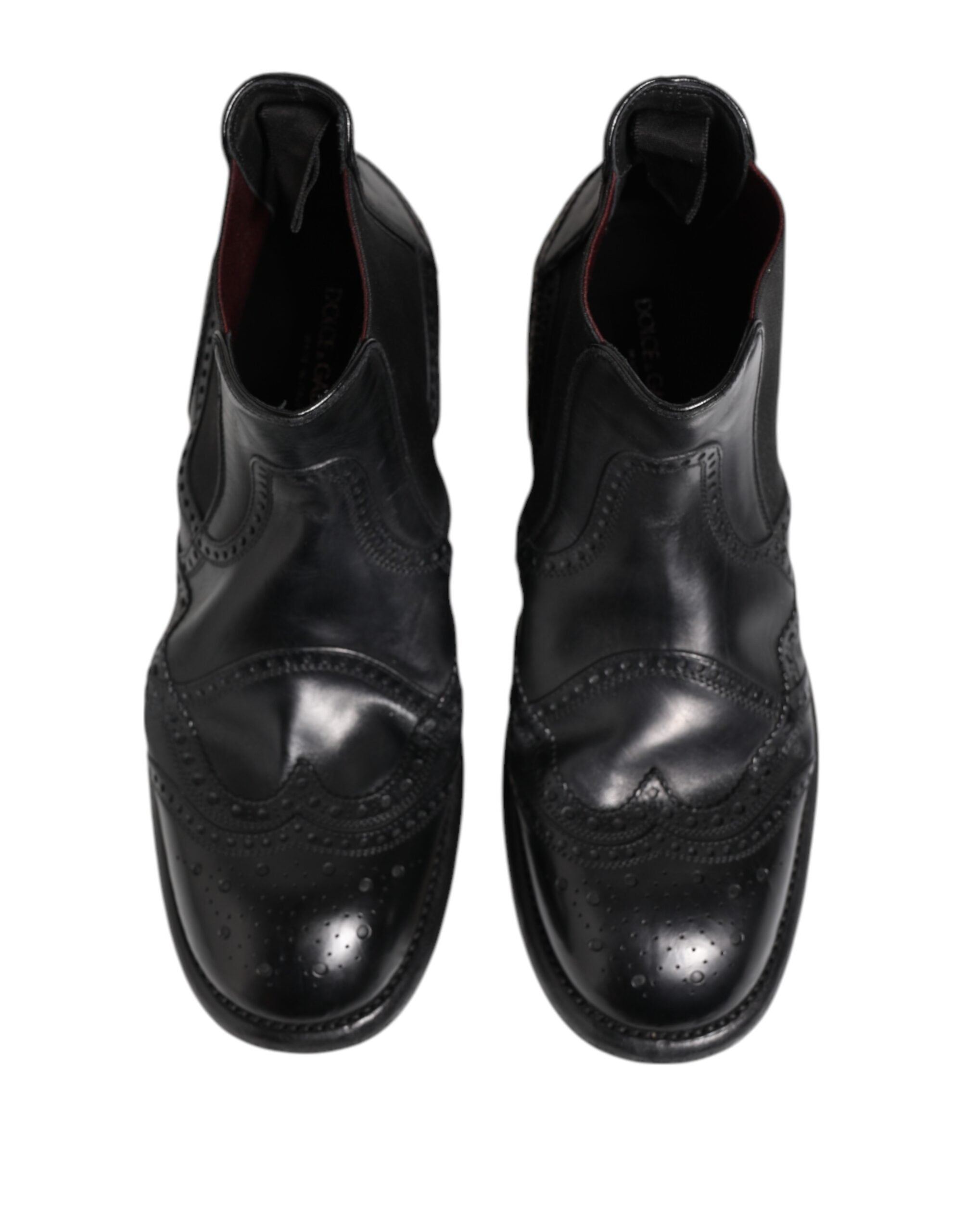 Svarta läderklackar, slip-on skor