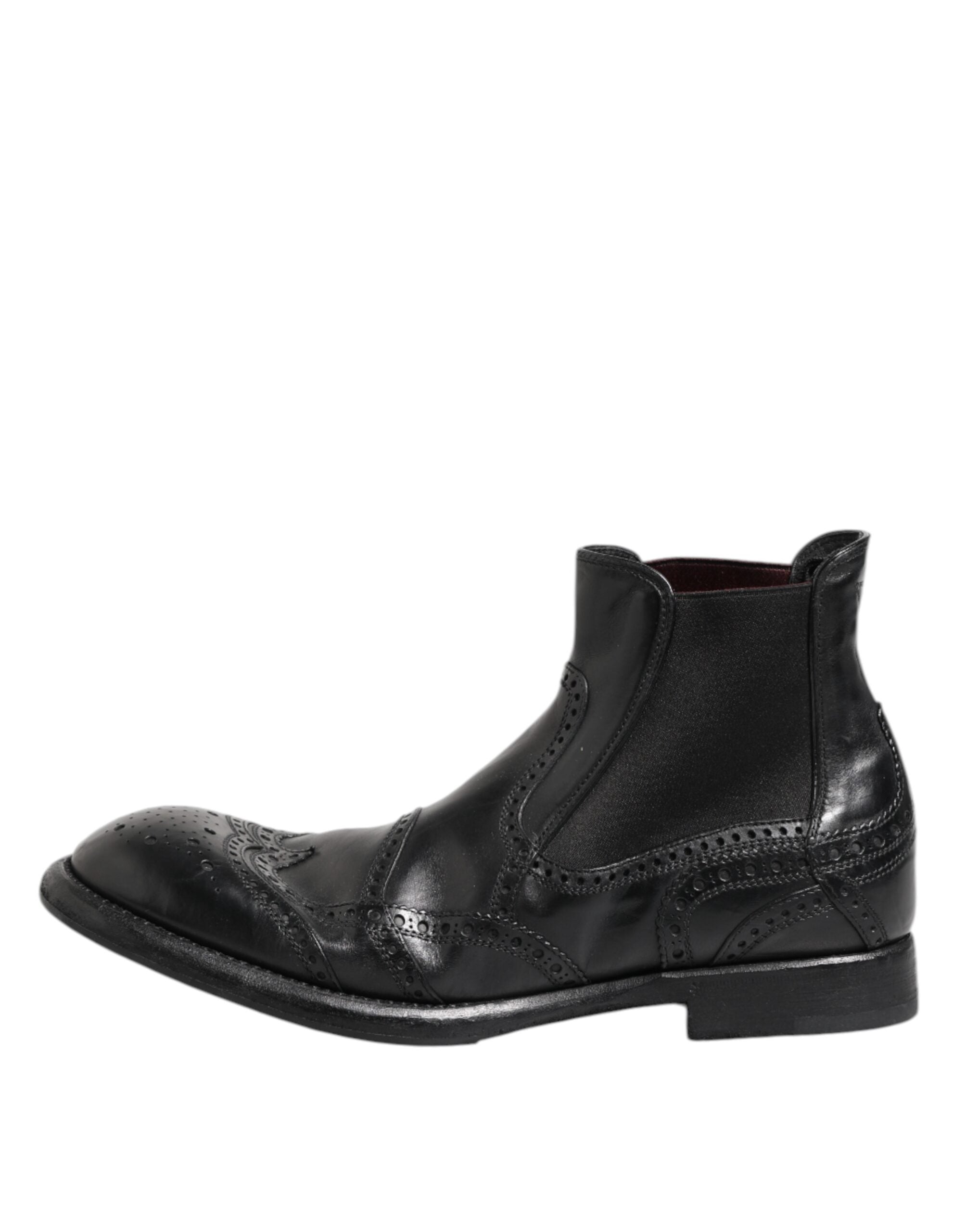 Svarta läderklackar, slip-on skor