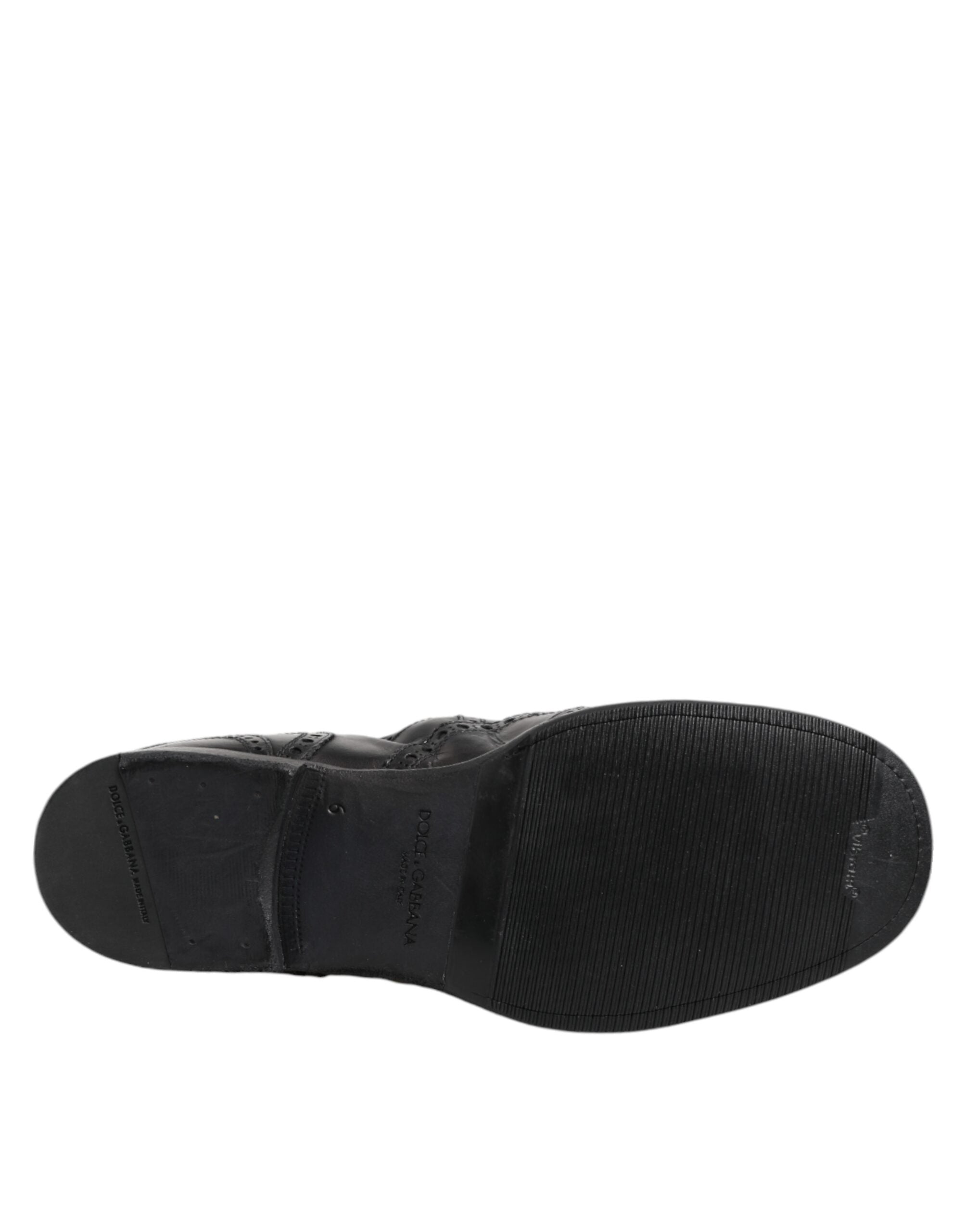 Svarta läderklackar, slip-on skor