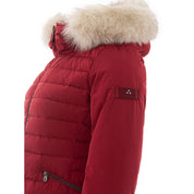 Bordeaux Polyester Jackets & Coat