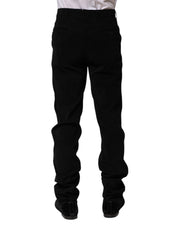 Black Mid Waist Dress Formal Pants