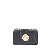 Black Calf Leather Bos Taurus Shoulder Bag