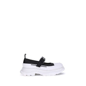 Black Rubber Ballet Flats
