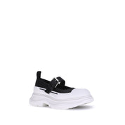 Black Rubber Ballet Flats