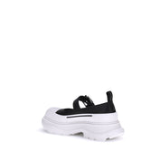 Black Rubber Ballet Flats
