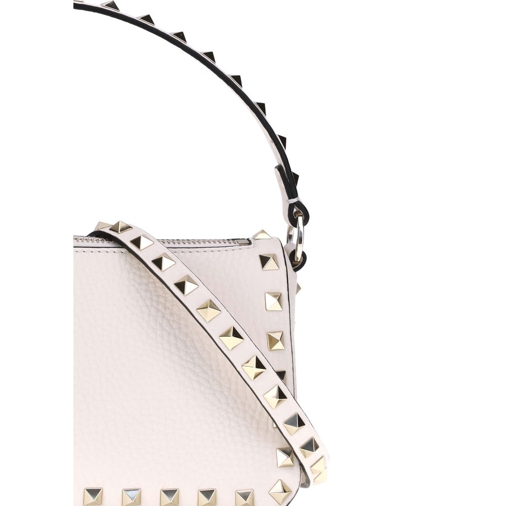 White Calf Leather Bos Taurus Shoulder Bag