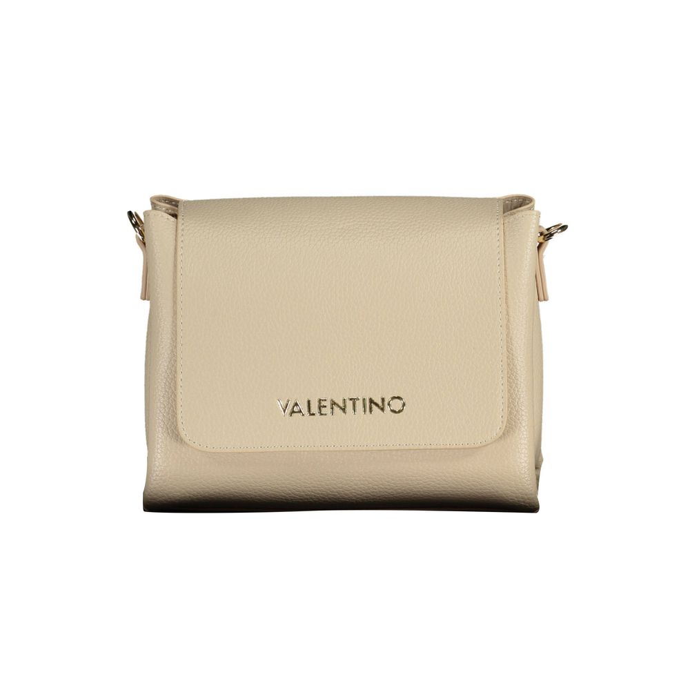 Beige handväska i polyeten