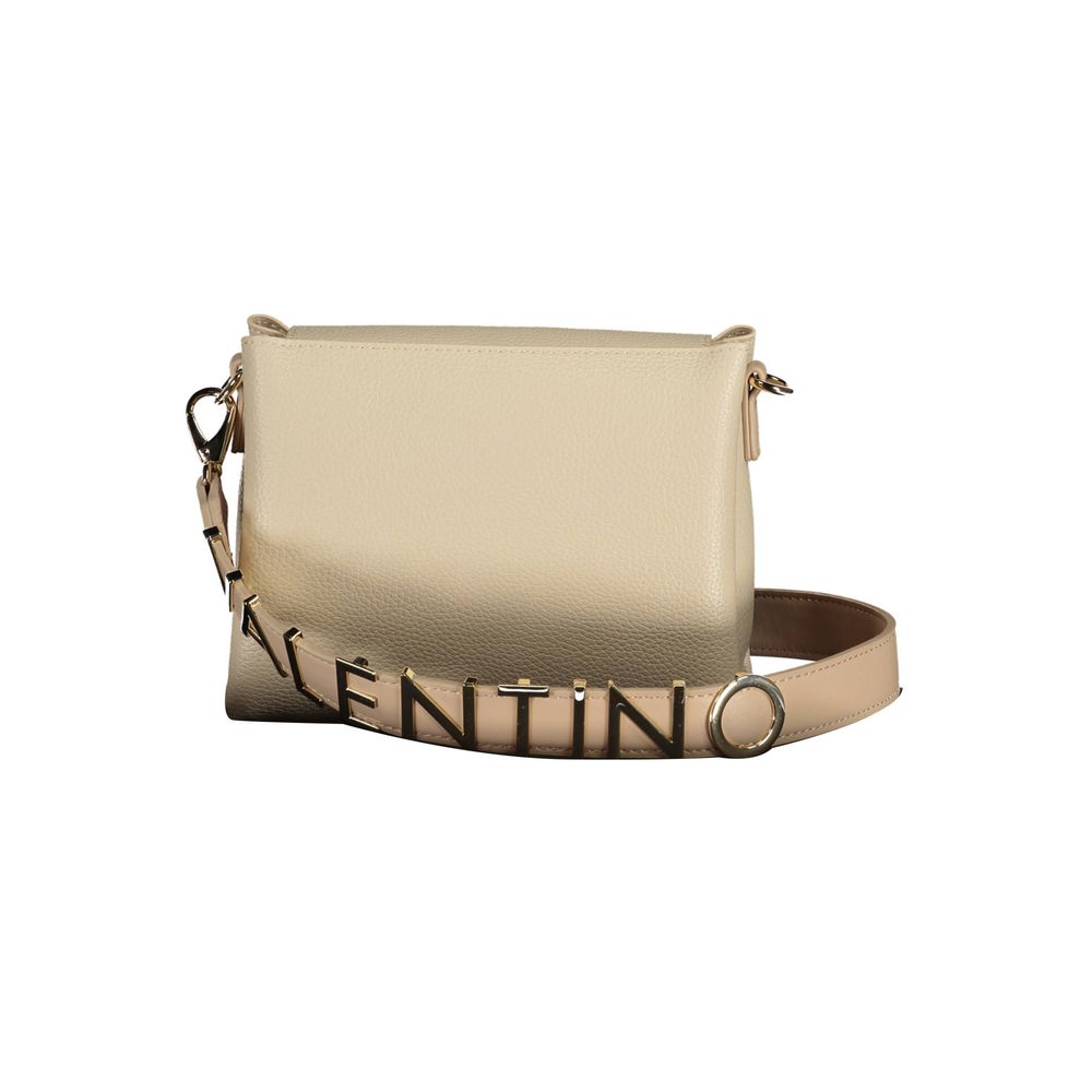 Beige handväska i polyeten