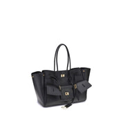 Black Calf Leather Bos Taurus Shoulder Bag
