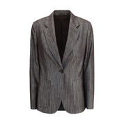 Yellow Polyester Blazer