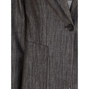 Yellow Polyester Blazer