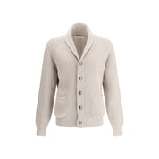 Beige Cotton Cardigan