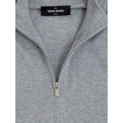 Gray Cotton Cardigan