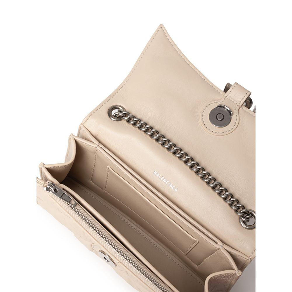 Beige läderträsk