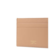 Beige läder kortfodral