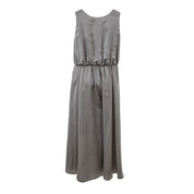 Gray Silk Long