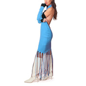 Blue Cotton Long