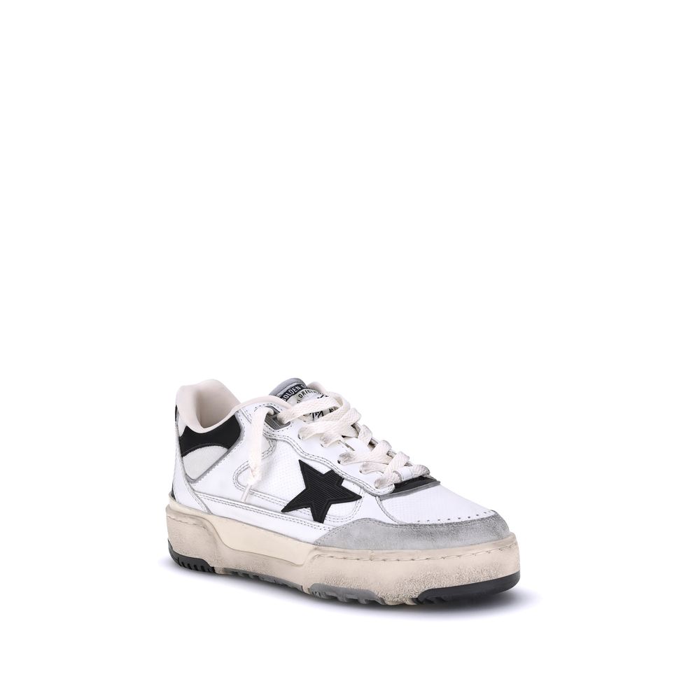 White Rubber Chunky Sneakers