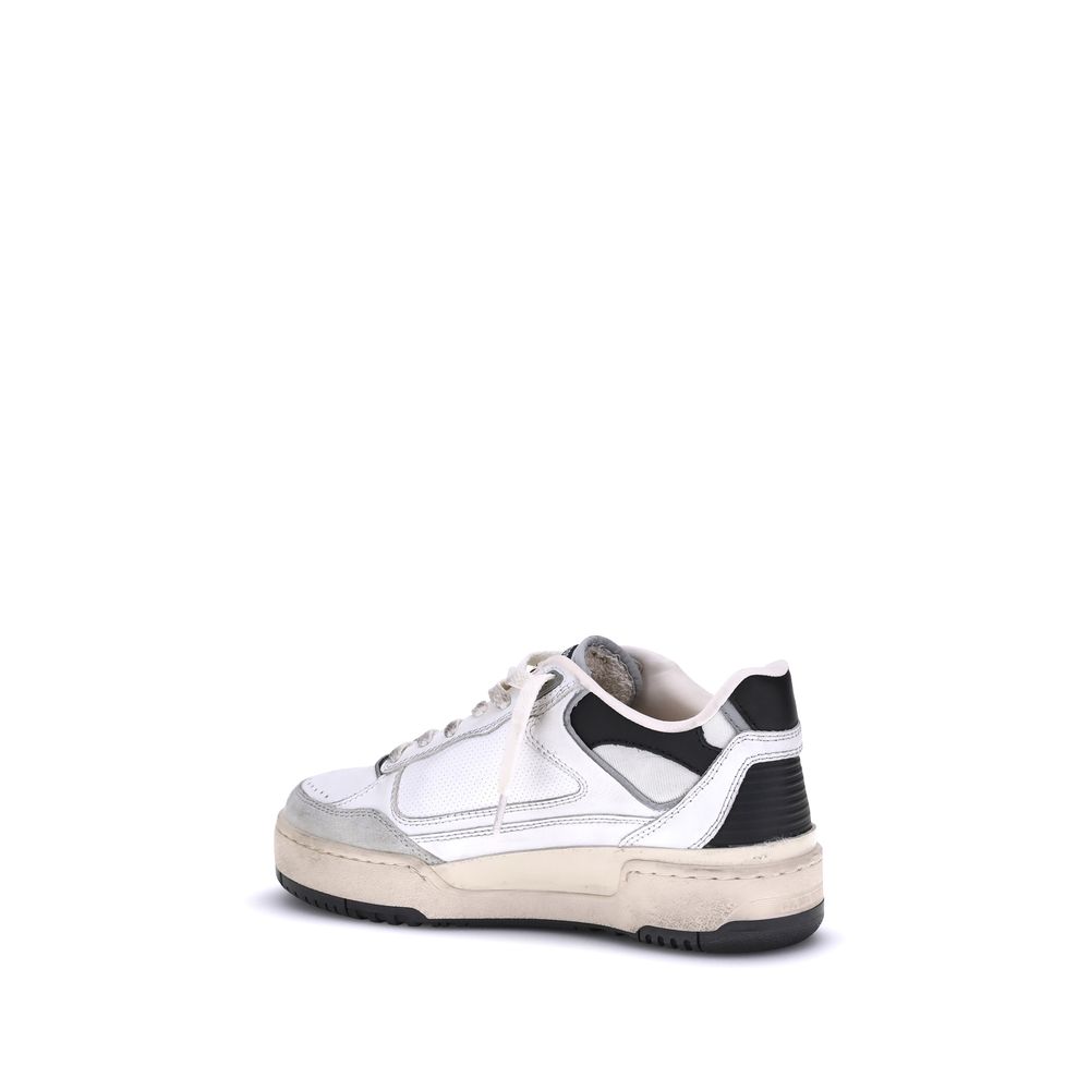 White Rubber Chunky Sneakers