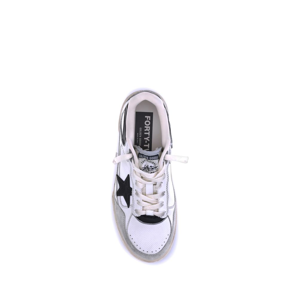 White Rubber Chunky Sneakers