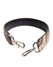 Dolce & Gabbana Brown Python Leather Shoulder Strap