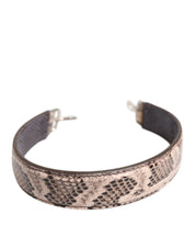 Dolce & Gabbana Beige Python Leather Shoulder Strap