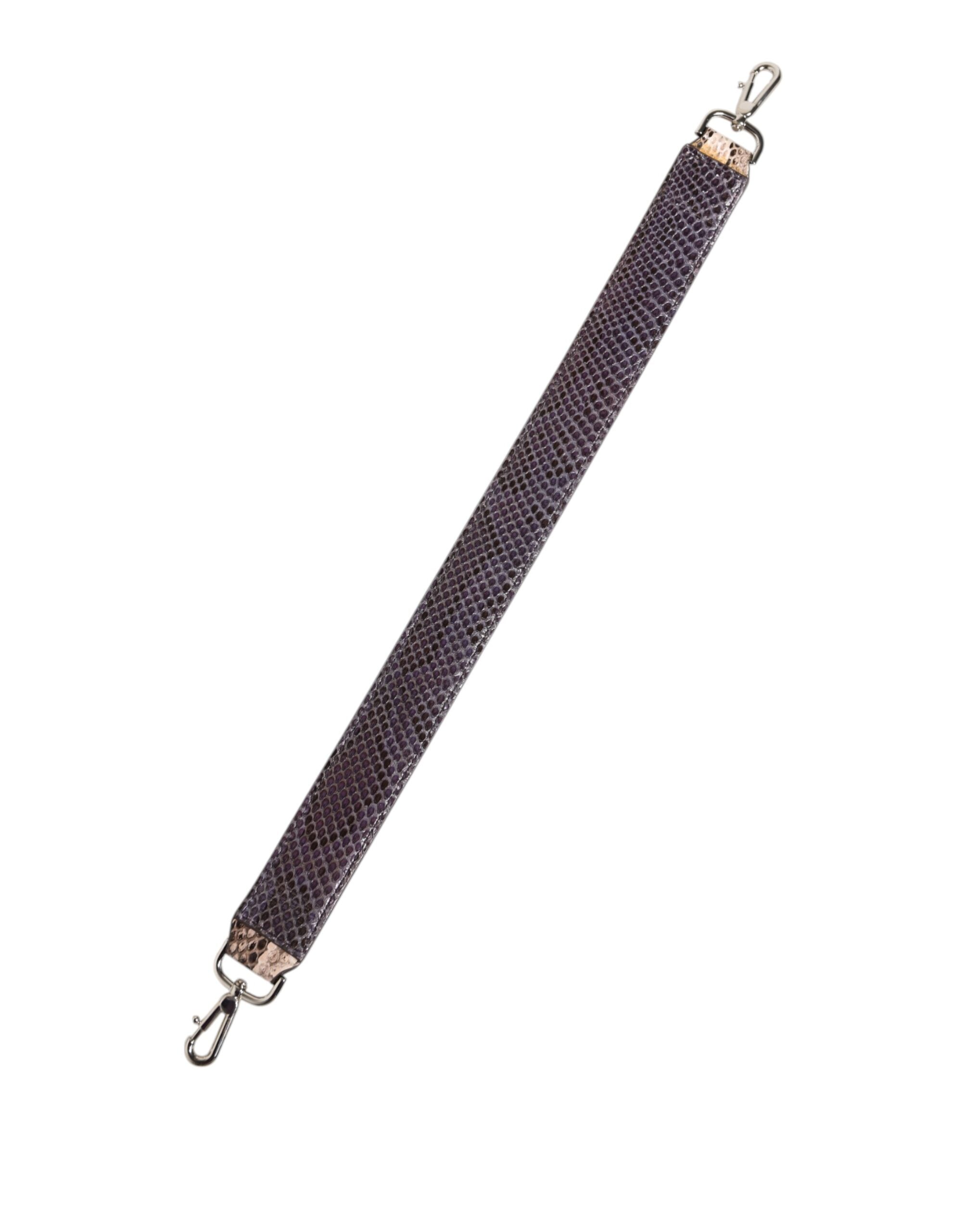 Dolce & Gabbana Beige Python Leather Shoulder Strap