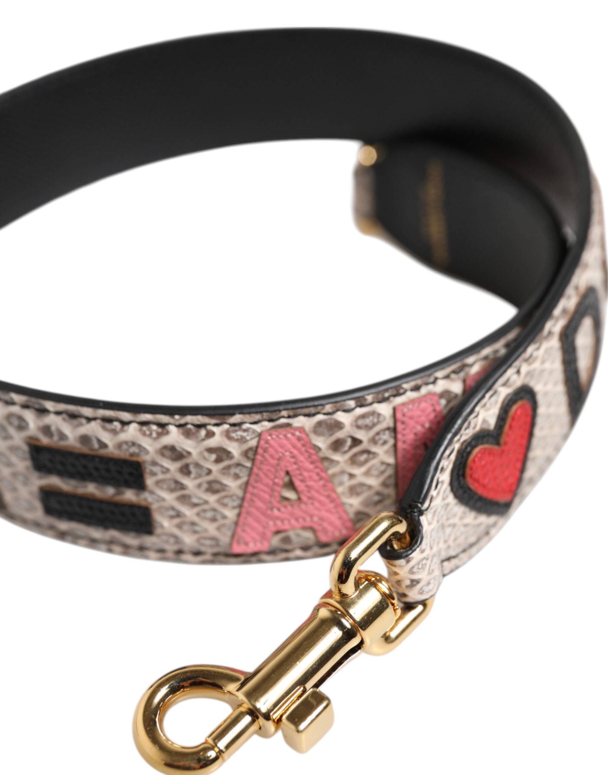 Dolce & Gabbana Multicolor Leather Shoulder Strap