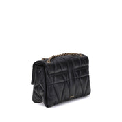 Black Calf Leather Bos Taurus Shoulder Bag