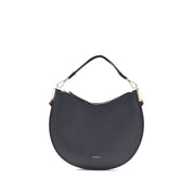 Black Calf Leather Bos Taurus Shoulder Bag