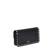 Black Calf Leather Bos Taurus Clutch Bag