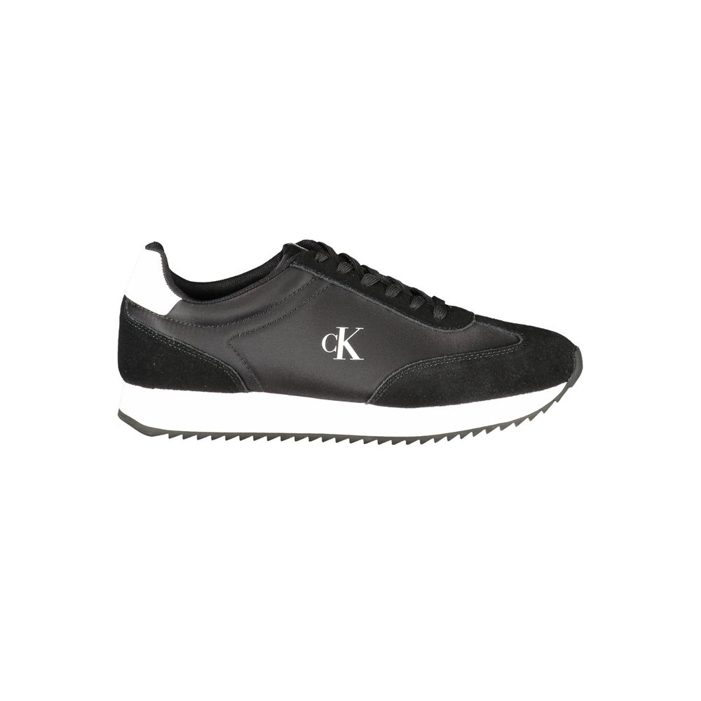 Calvin Klein Black Leather Sneakers