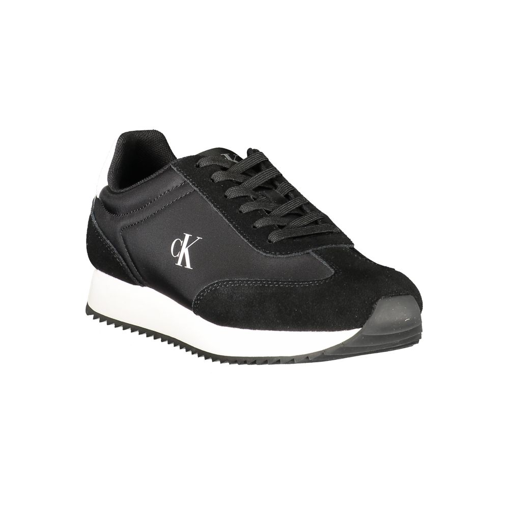 Calvin Klein Black Leather Sneakers