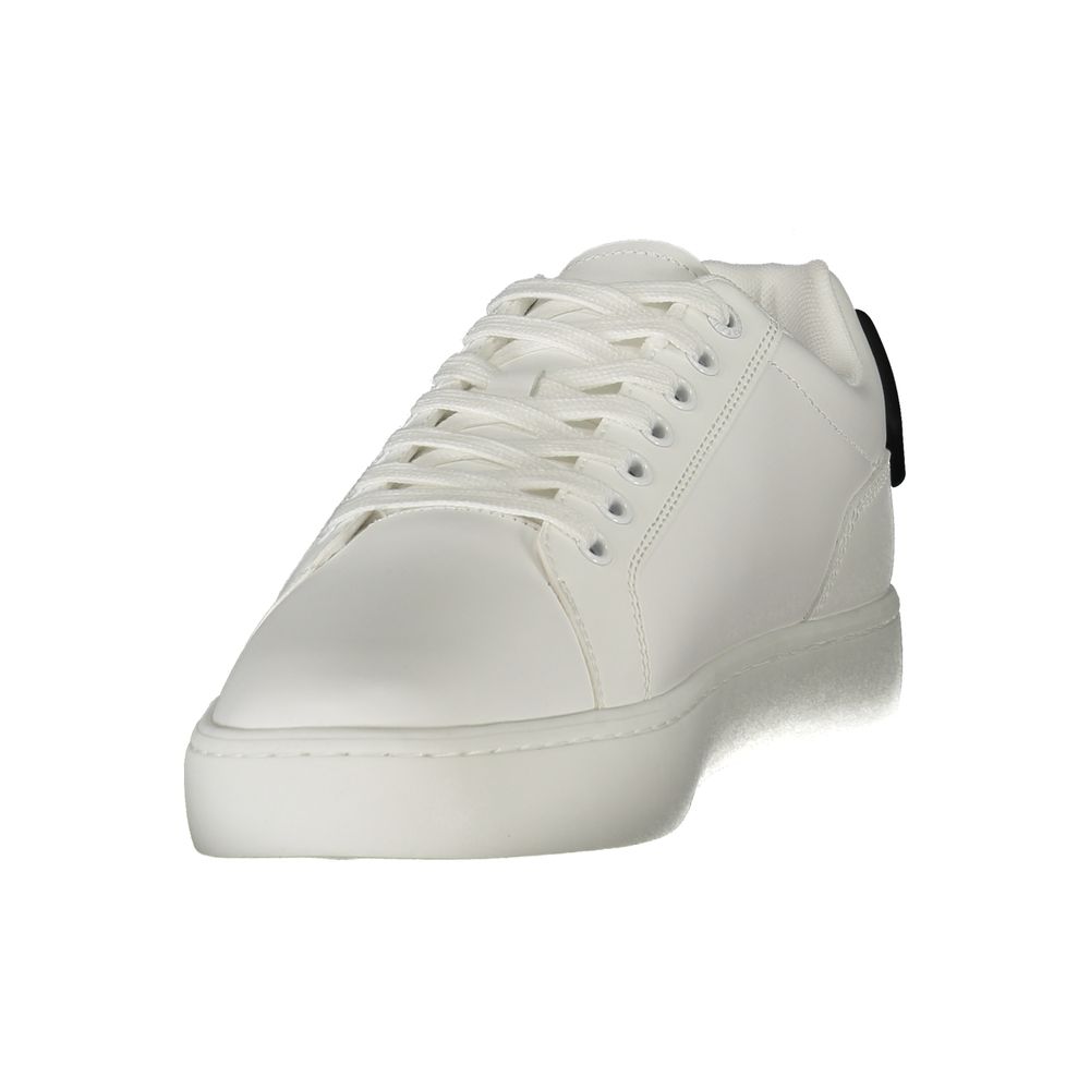 Calvin Klein Bianco Polyurethane Men Sneakers
