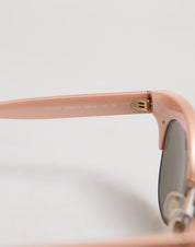 Rosa guld spegelglas Cat Eye DG6109 solglasögon med paljetter