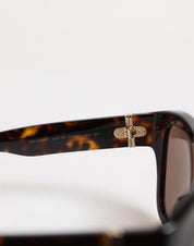 Dark Brown Havana DG4398F Square Frame Eyewear Sunglasses