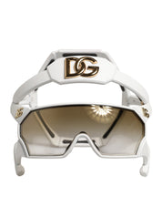 White Acetate Next Generation Mask Eyewear Sunglasses