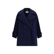 Oversized double breasted wool Coat