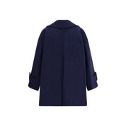 Oversized double breasted wool Coat