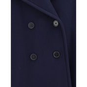 Oversized double breasted wool Coat
