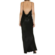 Satin Long Dress