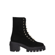 Black Leather Ankle Boots