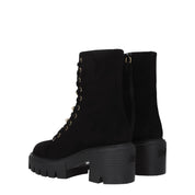 Black Leather Ankle Boots
