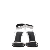 Svarta kristaller med stilettklack