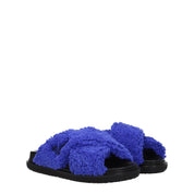 Purple Fabric Slippers
