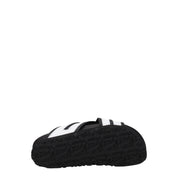 White Leather Slippers