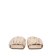 Pink Leather Slippers