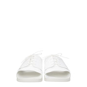 White Cotton Slippers