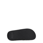 Black Leather Slippers
