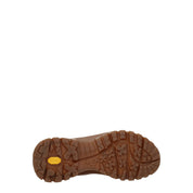 Brown Eco Leather Ankle Boots with Logo Detail